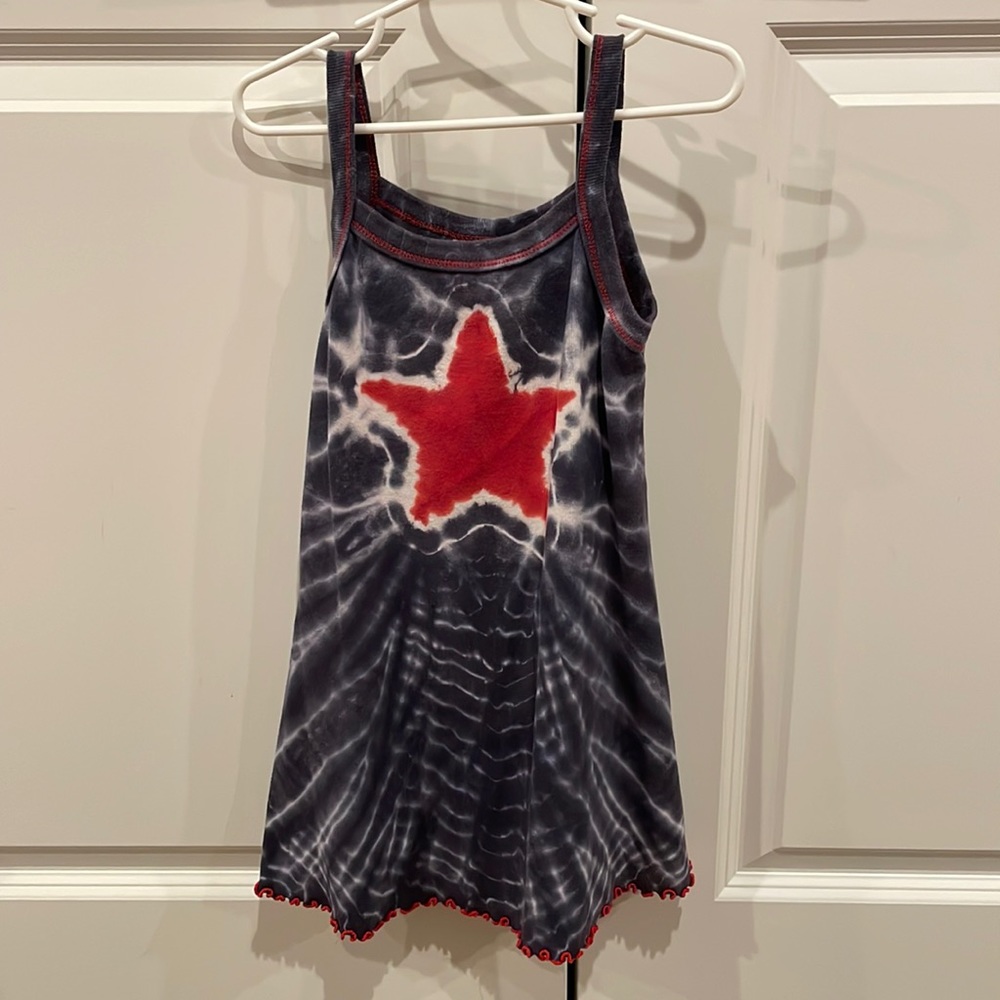 Tie dyed T-shirt dress size 5